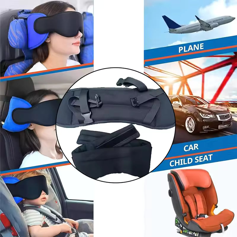 3-in-1 Travel Neck Pillow & Eye Mask