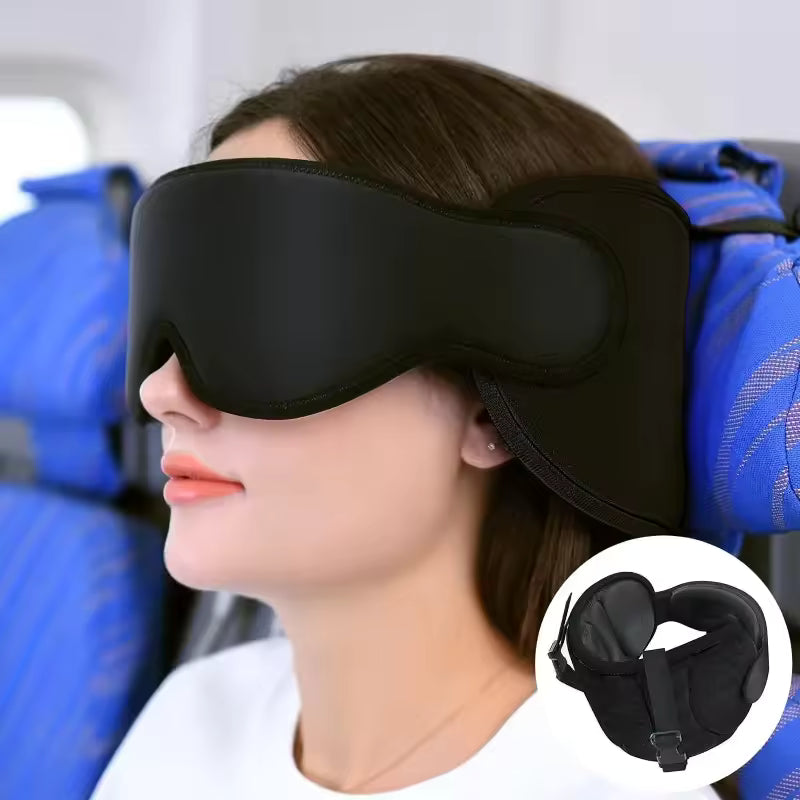 3-in-1 Travel Neck Pillow & Eye Mask
